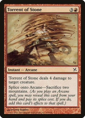 (1x) TORRENT OF STONE - Betrayers of Kamigawa – MTG Magic the Gathering Card - Image 1 of 4