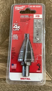 Milwaukee 48-89-9209#9 Staufrei Stufenbohrer 7/8”-1 1/8” 2Holl Größen——3 - Bild 1 von 5