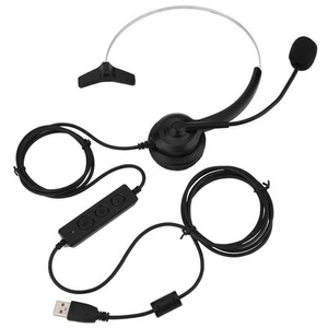 Usb Call Center Cordless Headset Noise Cancelling Mute Function Usb Cordless HLF - Afbeelding 1 van 11