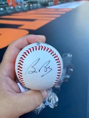 Béisbol firmado por Bruce Bochy, SF Giants, Bobble Heads Foto 1 de 2