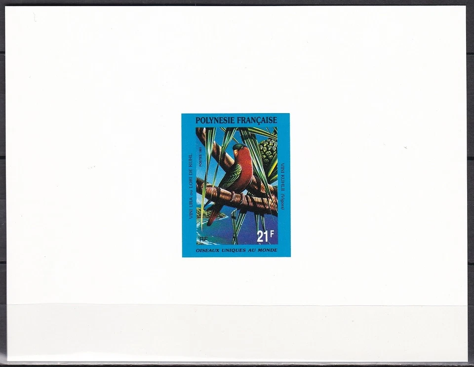 Polynesia Sc565 Endangered Bird, Kuhl's Lorikeet, Deluxe Proof - Image 1 of 1