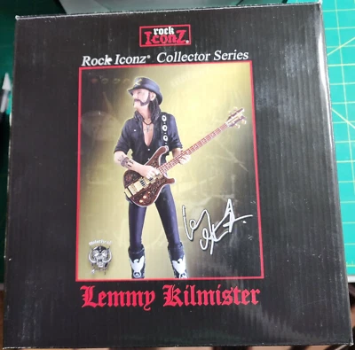 Motorhead 2013 KnuckleBonz Bóveda Rock Iconz Lemmy Kilmister Estatua LIMITADA RARA Foto 1 de 4