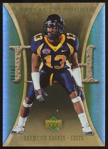 2007 Upper Deck Artifacts Green Daymeion Hughes Ser #167 Indianapolis Colts /99