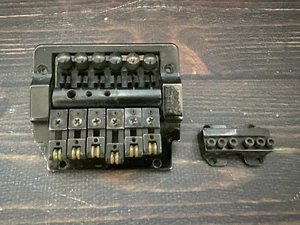 Vintage Kahler Tremolo Brücke schwarz Kontermutter - Bild 1 von 8