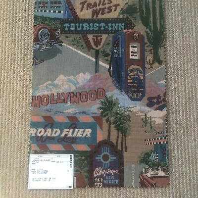 Tapestry Fabric. Americana/The west Coast Theme. 17x12 - Image 1 of 4