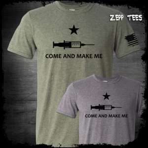 Camiseta Come and Make Me Vaccine Mandate My Body My Choice Unvaccinated Unmasked - Imagen 1 de 3