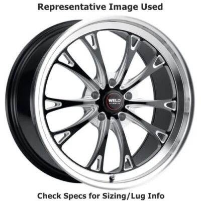 Weld Racing S157B0071P22 Belmont Drag 15"x10" Wheel - Gloss Black - Image 1 of 3