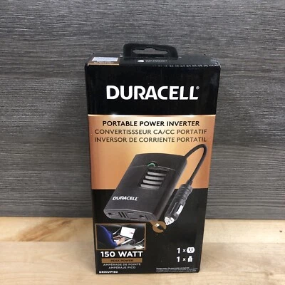 Duracell Power 150 Watt Portable Power Inverter Brand New - Image 1 of 3