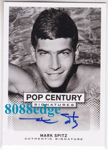 2013 LEAF POP CENTURY AUTO: MARK SPITZ - AUTOGRAPH OLYMPIC LEGEND 9 GOLD MEDALS - Bild 1 von 4