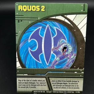 Bakugan AQUOS 2 Green Ability Card 2008 BA236-AB-SM-GBL 41/48b - Picture 1 of 7
