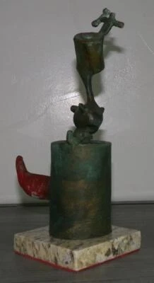 JOAN MIRO BRONZE SCULPTURE "HOMME" SIGNED AND NUMBERED - Image 1 of 4