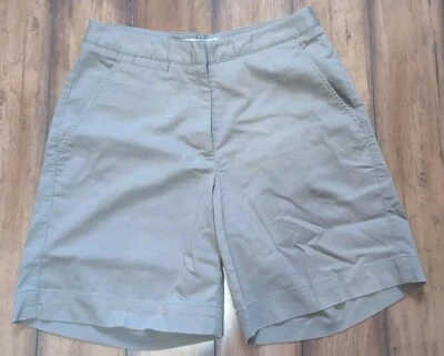 Shorts de Golfe Nike para Mulheres 6 Khaki Dry Fit Chino Golfing Athletic - Imagem 1 de 4