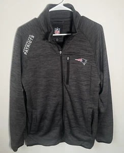 New England Patriots Mens G-III Apparel NFL Medium M Full Zip Pocket Jacket Gray - Picture 1 of 8