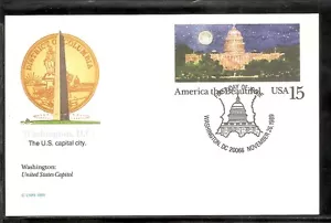 US SC # UX138 West Face Of The Capitol FDC. Fleetwood Cachet - Picture 1 of 1