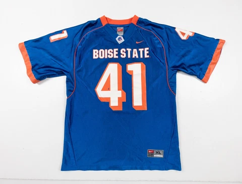 Boise State University Jersey Youth XLarge Blue College Football Nike Kids Boys Cover