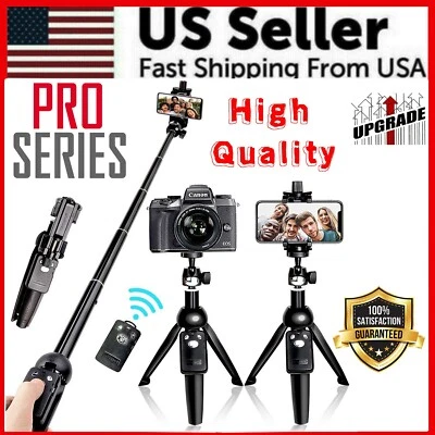 Selfie Stick Tripod 40" Bluetooth Remote Portable for iPhone and Android Phones - Image 1 of 4