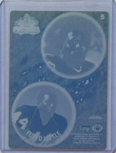 1/1 O.J. SIMPSON FLOYD LITTLE 1994 TW CARD PRINTING PLATE BUFFALO BILLS 1 OF 1