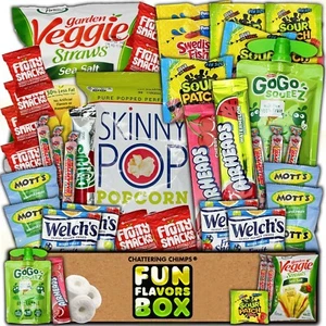Gluten Free Snacks, Healthy Snack Box, Chips, Sour Candy (40 Count) Care Package - Picture 1 of 8