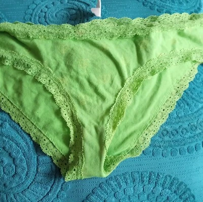 Victoria’s Secret PINK 2008 Vintage Dog Peace Logo Panties RARE Xs Bikini Foto 1 de 4