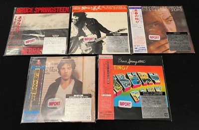 BRUCE SPRINGSTEEN - SET OF (5)  30TH ANNIVERSARY  JAPAN MINI LP CDS - Image 1 of 4