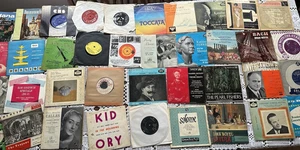 Approx 62 Vinyl 45 Records Classical Bundle Job Lot Vintage Music - Picture 1 of 14