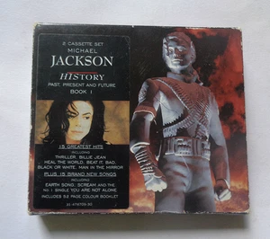 MICHAEL JACKSON - History - Book 1 Double Cassette Boxed 1st Release 1995 Rare. - Picture 1 of 6