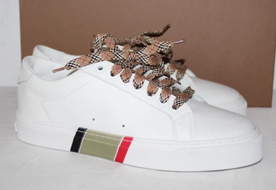 Novo com etiquetas Burberry Rangleton tênis de cano baixo tênis com cadarço Nova Check Reino Unido 7 EUR 40 - Imagem 1 de 4
