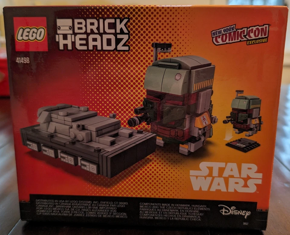 LEGO BRICKHEADZ: Boba Fett y Han Solo en Carbonita (41498) Foto 1 de 1