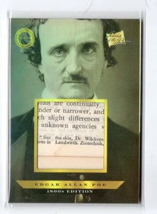 2024 Pieces of the Past 1800's Edgar Allan Poe JUMBO AUTHENTIC HISTORIC RELIC b - Picture 1 of 1