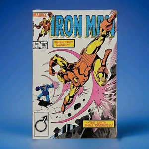 IRON MAN #187 Marvel 1984 VF+ 8.5 *FREE SHIPPING ON ADDITIONAL COMICS PURCHASED* - Picture 1 of 4