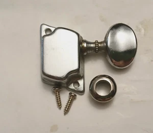 Single Vintage MIJ Teisco Matsumoku Guitar Tuning Peg Bass Side Small Button - Picture 1 of 3