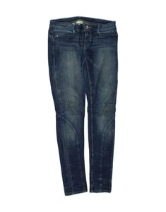 ADIDAS Womens Neo Skinny Jeans W28 L34 Blue Polyester DQ03 - Picture 1 of 3