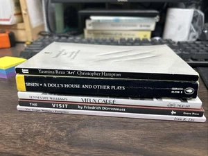 Lot 5 drama Books theatre plays euripides Reza Vieux Carre Visit Trojan Women - Picture 1 of 9