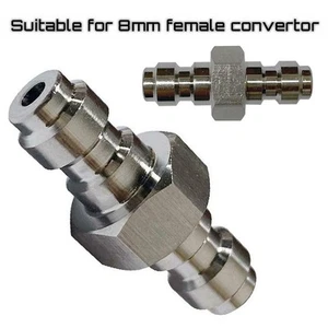 8 mm Dual Stecker Schnellkupplung Adapter Foster Fitting Edelstahl - Bild 1 von 24