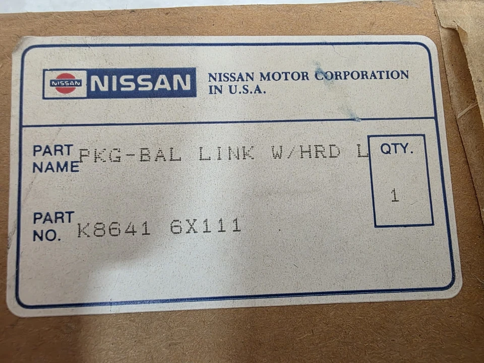 Nuevo de Lote Antiguo - Nissan 240SX 1993-94 Convertible Top LH Link K8641-6X111  Foto 1 de 2