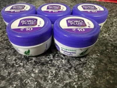 5x Emami Boro Plus Herbal Skin Care Cream Ayurvedic Mini Tubs Antiseptic 6ml