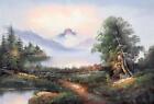 Shumu Fu, Mountain Landscape (152), Olio Su Tela (Non Firmata)