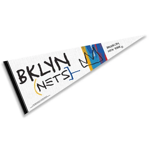 Brooklyn Nets City Edition Full Size Pennant Flag Banner Cover