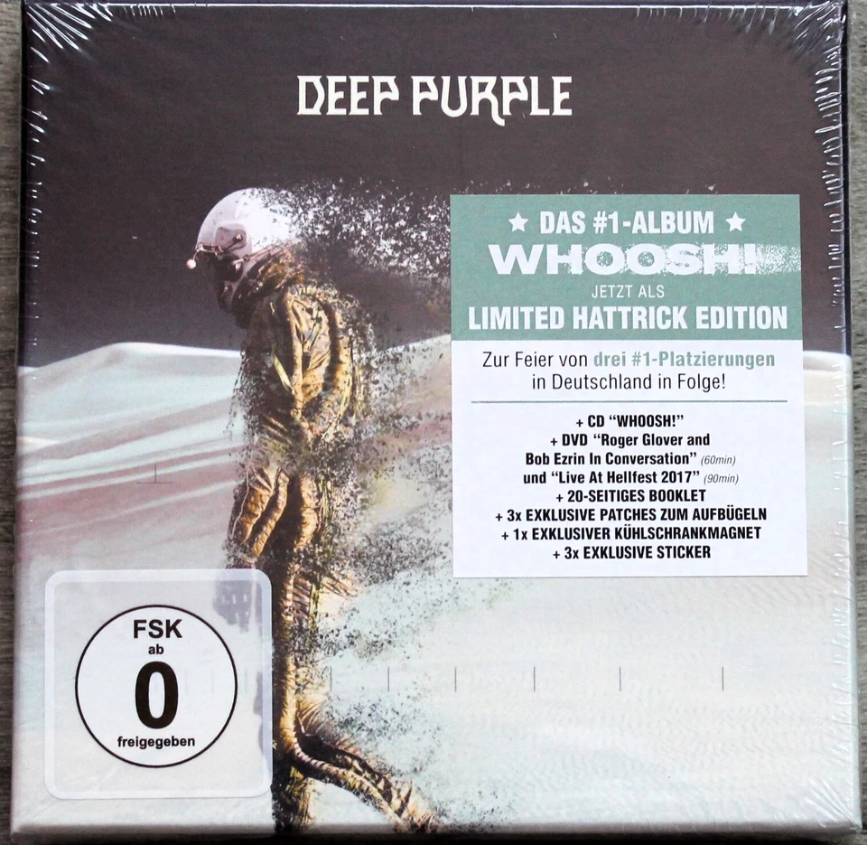 Deep Purple - Whoosh! (2020) (CD+DVD, Limited Edition) (0215536EMU) (Neu+OVP) - Bild 1 von 3