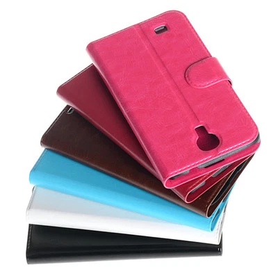 Luxury 6 Colors Credit card holder Stand Flip Case Cover For Samsung Galaxy S4 - Image 1 of 3