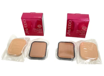 Shiseido Sheer Matifying Compact Foundation SPF22 (B100)(9.8g/0.34oz) Lot Of 2  - Image 1 of 4