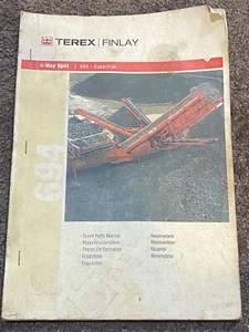 Terex 694 Supertrack Spare Parts Manual 01050401 - Picture 1 of 5