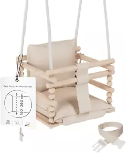 ® Altalena per Bambini, Seggiolino in Legno Da Casa Interno per Bimbi, Altalene - Foto 1 di 12