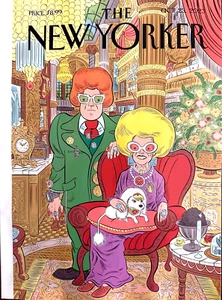 New Yorker Magazine October 23 2023 Daniel Clowes Quiet Luxury Dog Money Issue - Picture 1 of 5