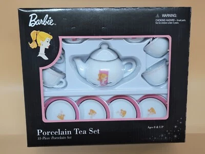 Juego de té de porcelana Schylling Barbie 13 piezas en caja original Foto 1 de 4
