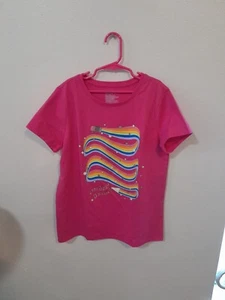 Girls Cat And Jack Size XL 14 Pink Tshirt  Top School Clothing NWT - Picture 1 of 3