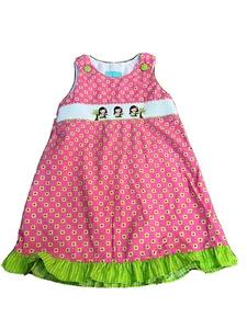 Jadi Lane Hand Smocked Apparel Mermaids Girls Pink size 4t - Picture 1 of 4