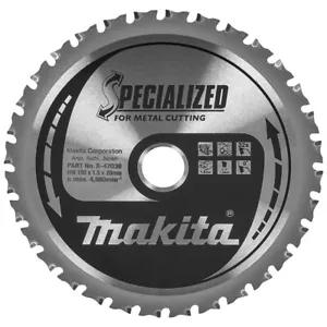 Hoja de sierra circular de corte de metal especializada Makita 150 mm x 20 mm x 32T B-47036 - Imagen 1 de 4
