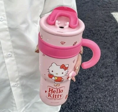 🔥Hello Kitty Insulated Water Bottle Cute Water Cup Large Capacity BNIB🔥 - Image 1 of 4