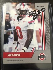 Signed 2023 ONIT Athlete Ohio State Buckeyes Xavier Johnson #97 AUTO Card Wow!